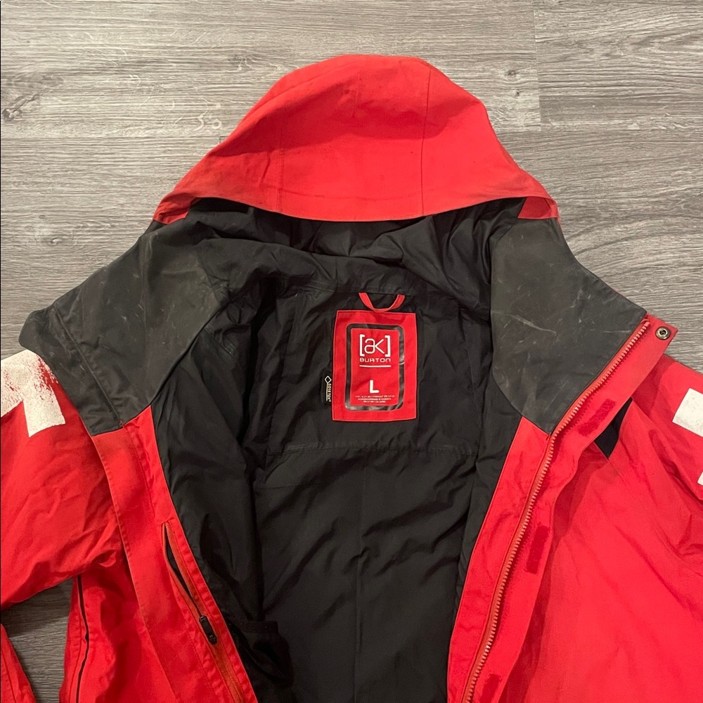 Burton AK Black and Red Patrol Jacket. Unisex L, VGUC - Picture 10 of 15